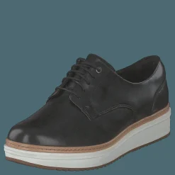 Clarks Teadale Rhea Black Leather