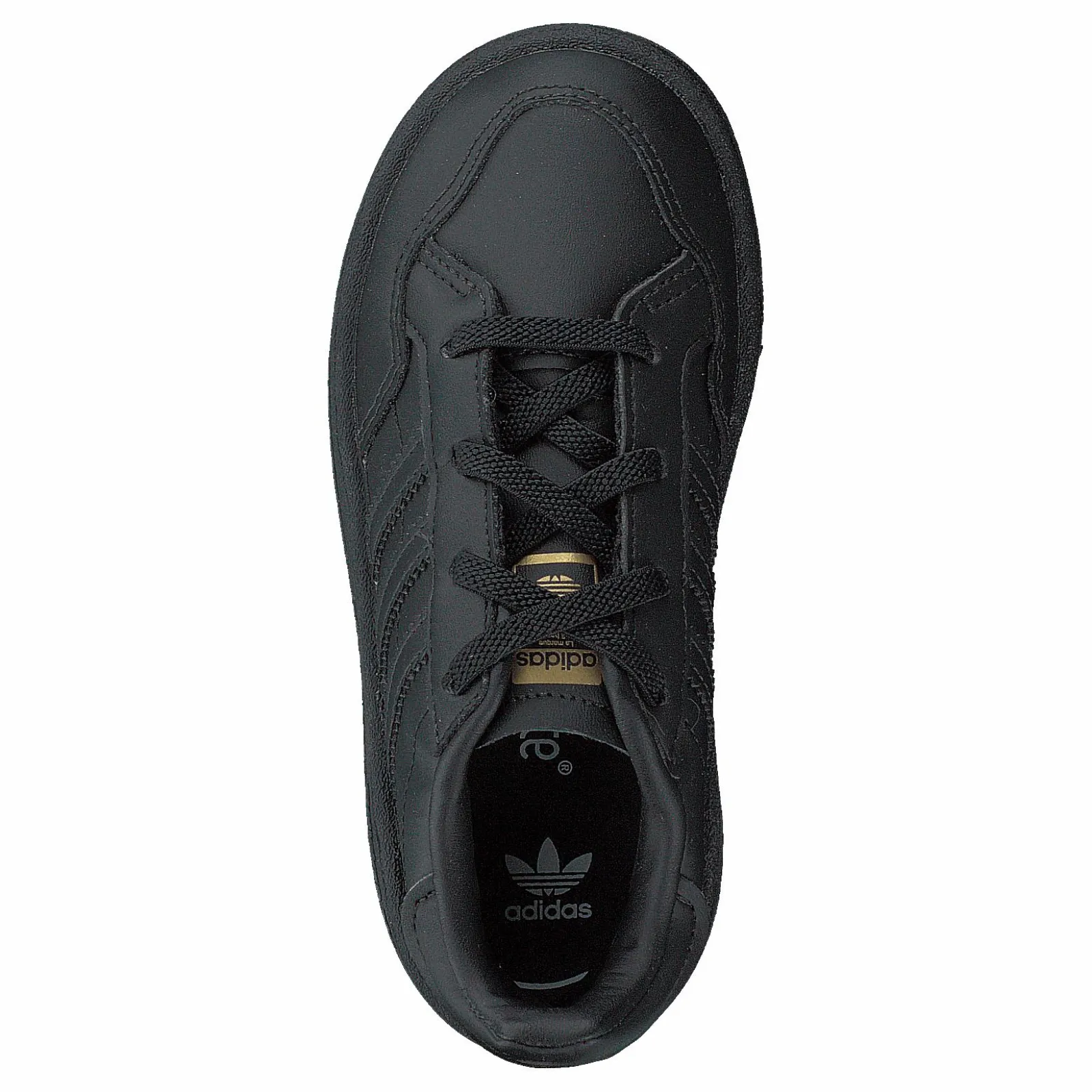 Barn adidas Originals Team Court El I Core Black/core Black/ftwr Whi