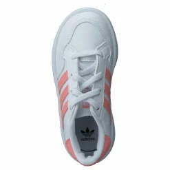 Barn adidas Originals Team Court El I Ftwr White/glory Pink/core Bla