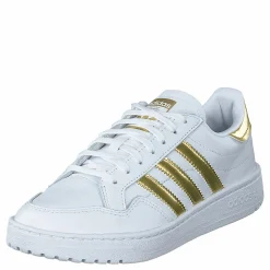 adidas Originals Team Court W Ftwr White/gold Met./ftwr Whit