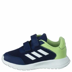 Barn adidas Tensaur Run Shoes Dark Blue / Core White / Pulse Lime