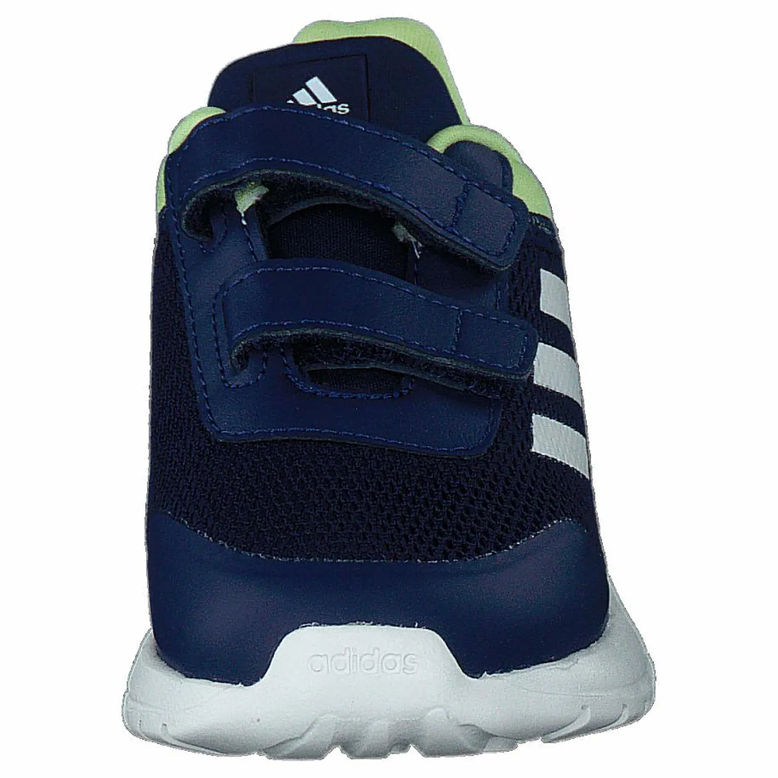 Barn adidas Tensaur Run Shoes Dark Blue / Core White / Pulse Lime