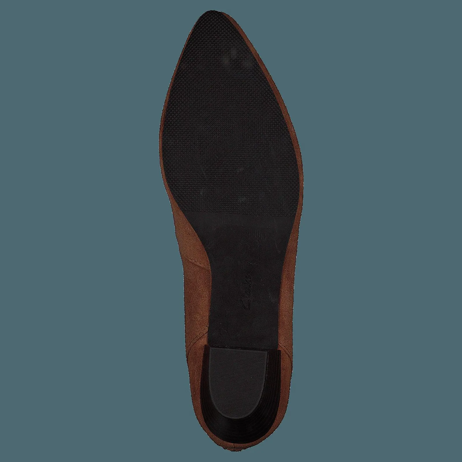 Clarks Teresa Boot Dark Tan Suede