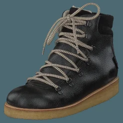 Barn Angulus Tex-boot With Laces And Zipper Black