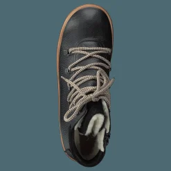 Barn Angulus Tex-boot With Laces And Zipper Black