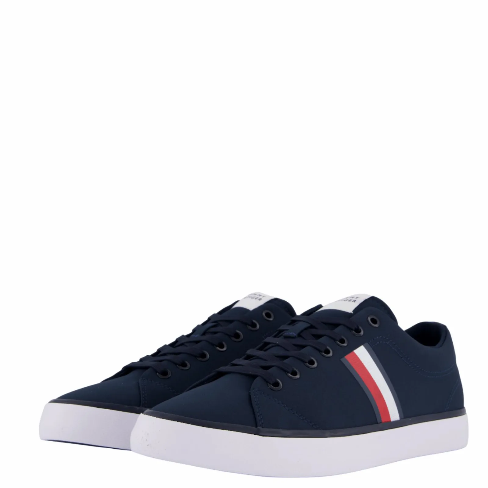 Tommy Hilfiger Th Hi Vulc Low Core Stripes Me Blue