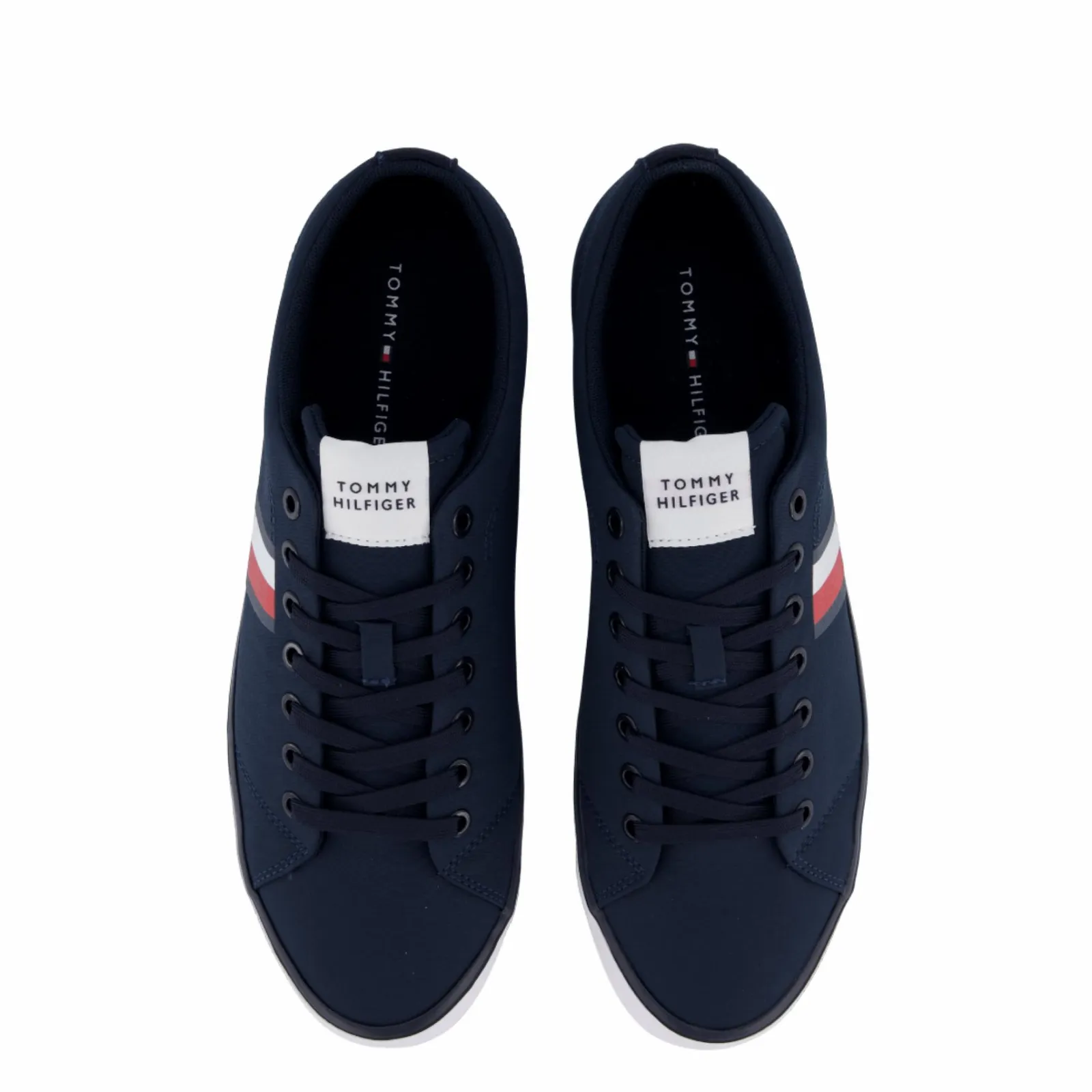 Tommy Hilfiger Th Hi Vulc Low Core Stripes Me Blue
