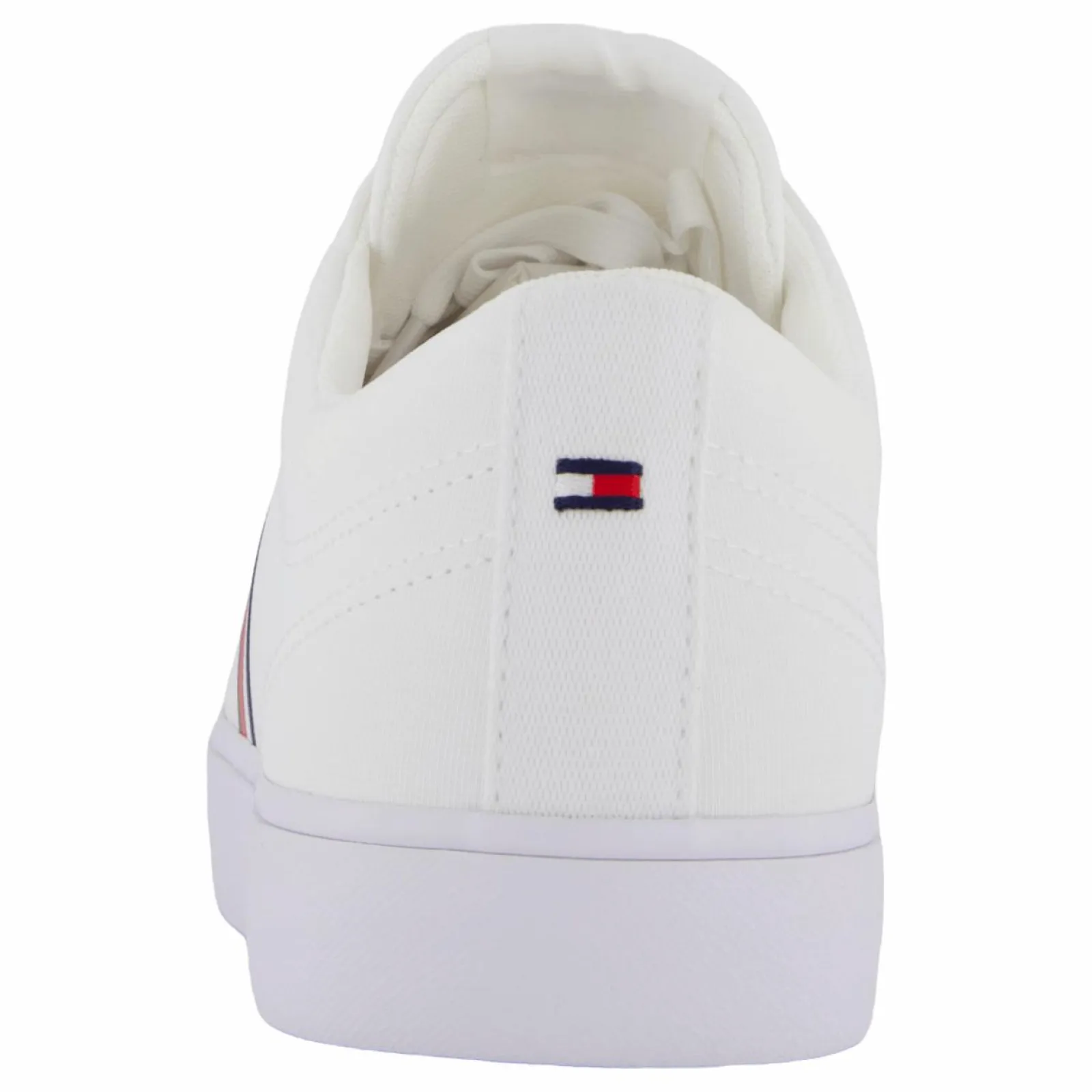 Tommy Hilfiger Th Hi Vulc Low Core Stripes Me White