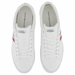 Tommy Hilfiger Th Hi Vulc Low Core Stripes Me White