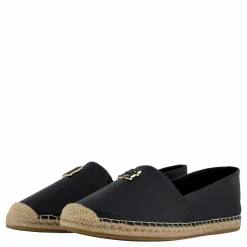 Tommy Hilfiger Th Logo Leather Espadrille Black