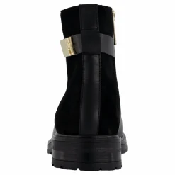 Tommy Hilfiger Th Logo Leather Mix Chelsea Black