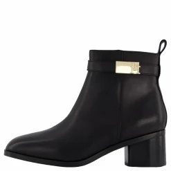 Tommy Hilfiger Th Logo Mid Heel Bootie Black