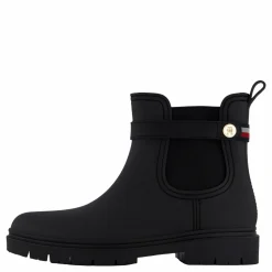 Tommy Hilfiger Th Stud Rubberised Rainboot Black