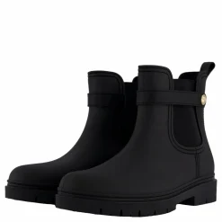 Tommy Hilfiger Th Stud Rubberised Rainboot Black
