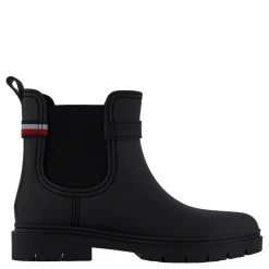 Tommy Hilfiger Th Stud Rubberised Rainboot Black