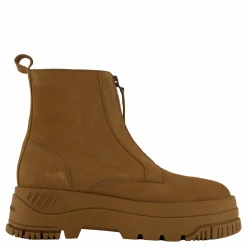 Tommy Hilfiger Tjw Zip Up Flatform Nubuck Bo Light Sepia Brown