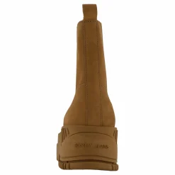 Tommy Hilfiger Tjw Zip Up Flatform Nubuck Bo Light Sepia Brown