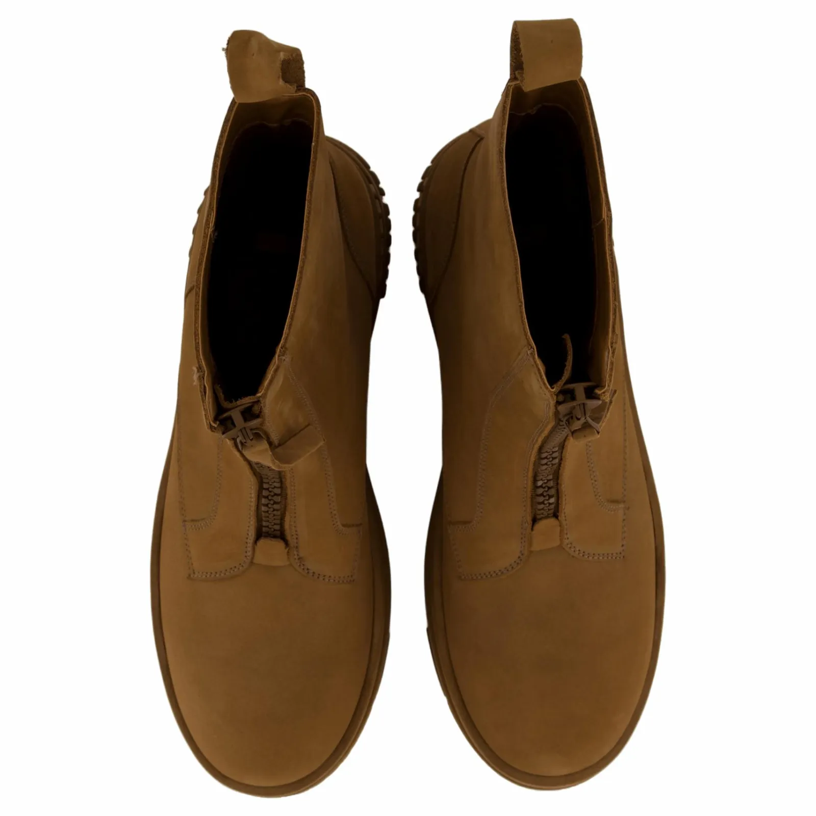 Tommy Hilfiger Tjw Zip Up Flatform Nubuck Bo Light Sepia Brown