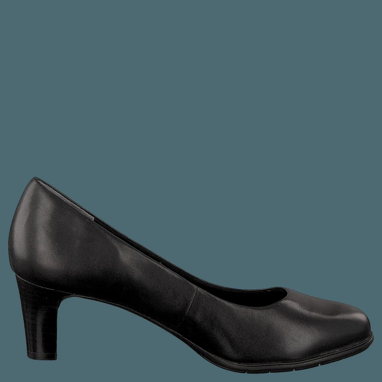 Rockport Total Motion 60Mm Heel Black Burn Calf
