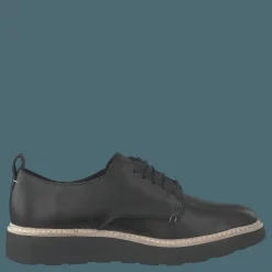 Clarks Trace Walk Black Leather