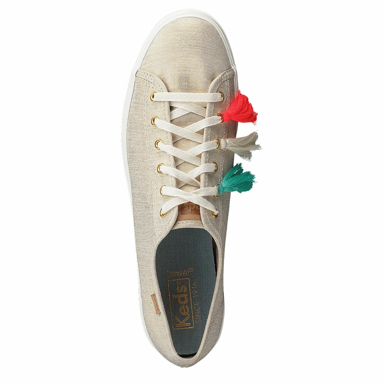 Keds Triple Kick Tassle Natural / Gold