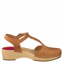 Swedish Hasbeens T-strap Debutant Nature