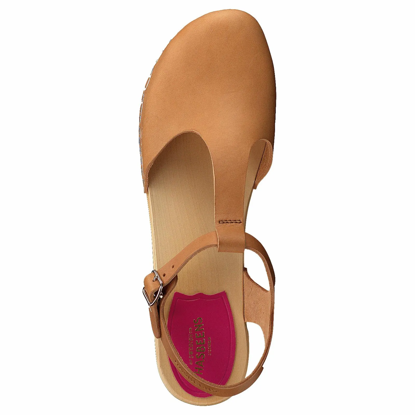 Swedish Hasbeens T-strap Debutant Nature