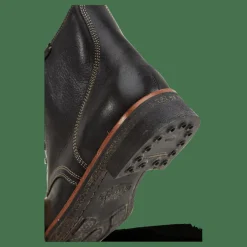 Polo Ralph Lauren Tumbled Leather Boot Black