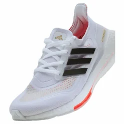 adidas Ultraboost 21 Shoes Cloud White / Core Black / Solar Red
