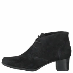 Clarks Un Damson Tie Black Suede