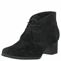 Clarks Un Damson Tie Black Suede