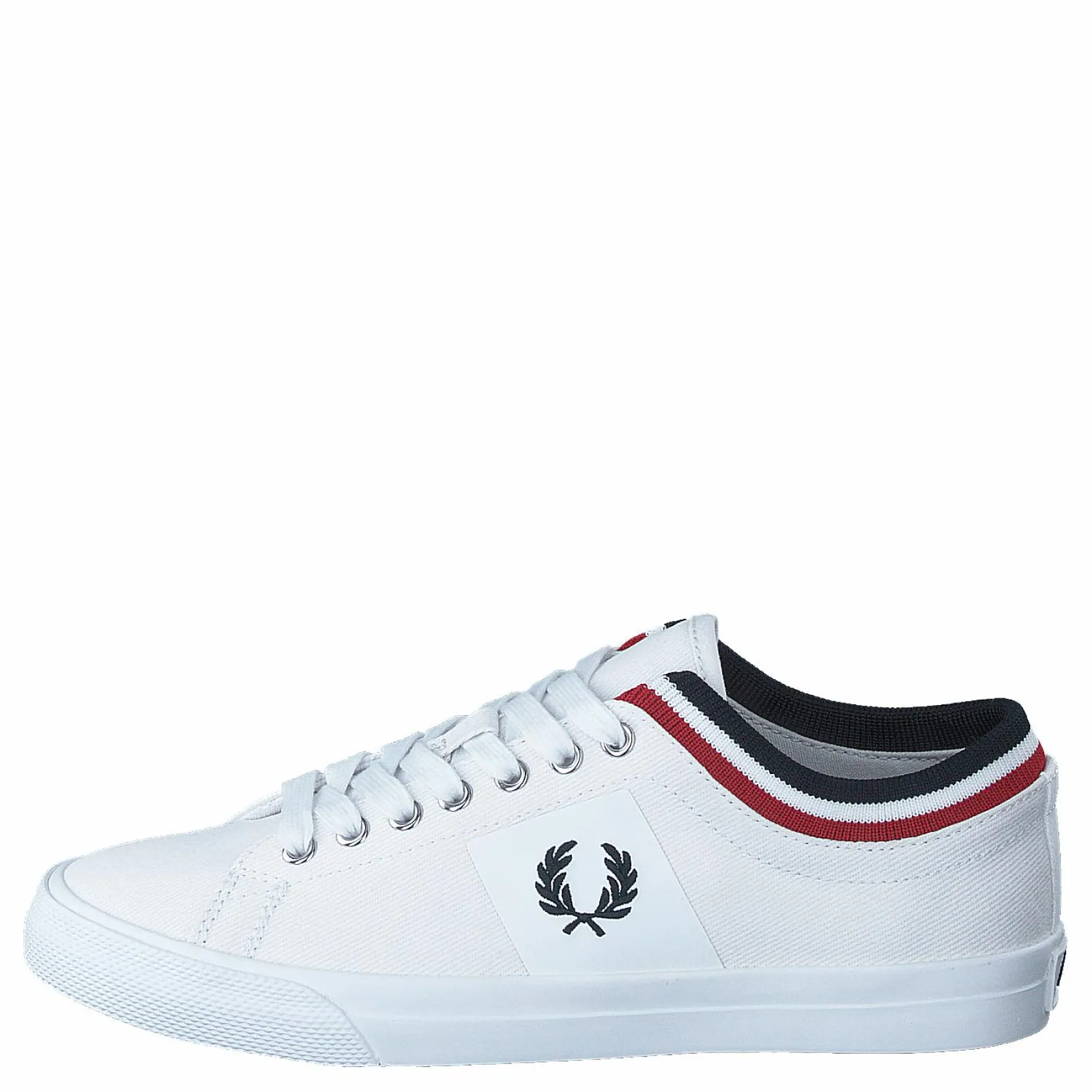 Fred Perry Underspin Tipped Cuff Twill White/navy