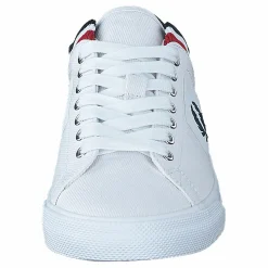 Fred Perry Underspin Tipped Cuff Twill White/navy