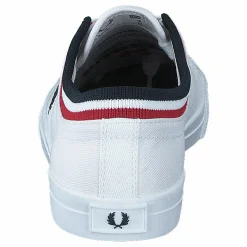 Fred Perry Underspin Tipped Cuff Twill White/navy