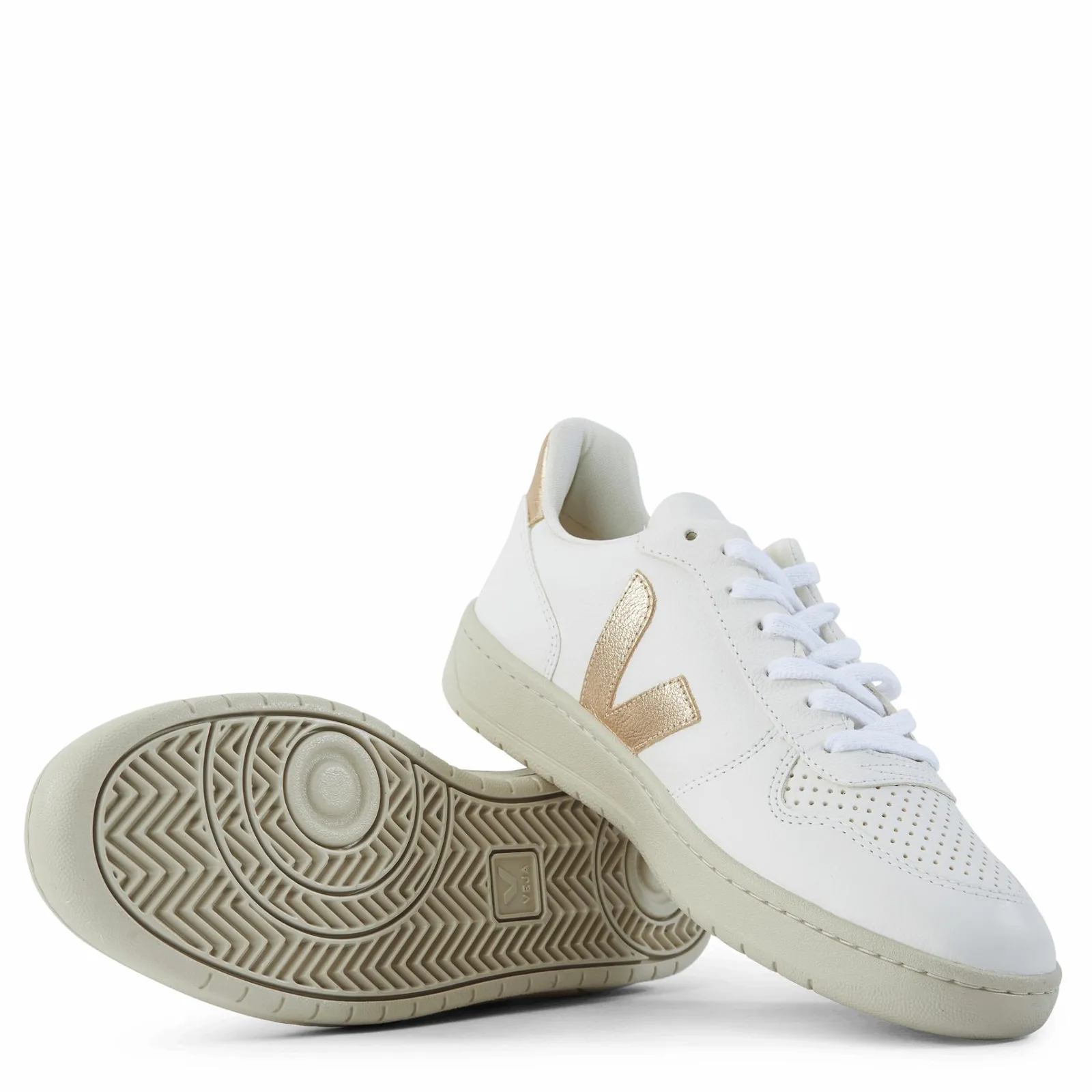 Veja V-10 Chromefree Leather Extra White