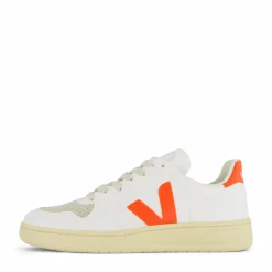 Veja V-10 Cwl White Orange Fluo