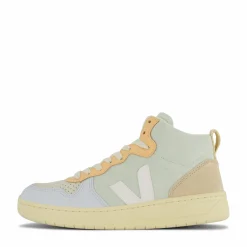 Veja V-15 Suede Jade White Multico