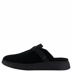 Woden Vega Clog Suede Black