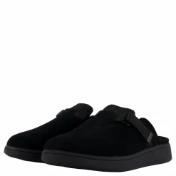 Woden Vega Clog Suede Black