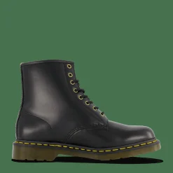 Dr Martens Vegan 1460 Black Norfolk Flat & Black Bor