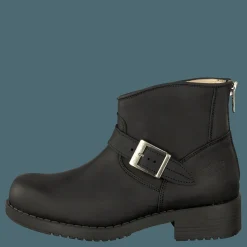 Johnny Bulls Very Low Boot Zip Back Black/Silver