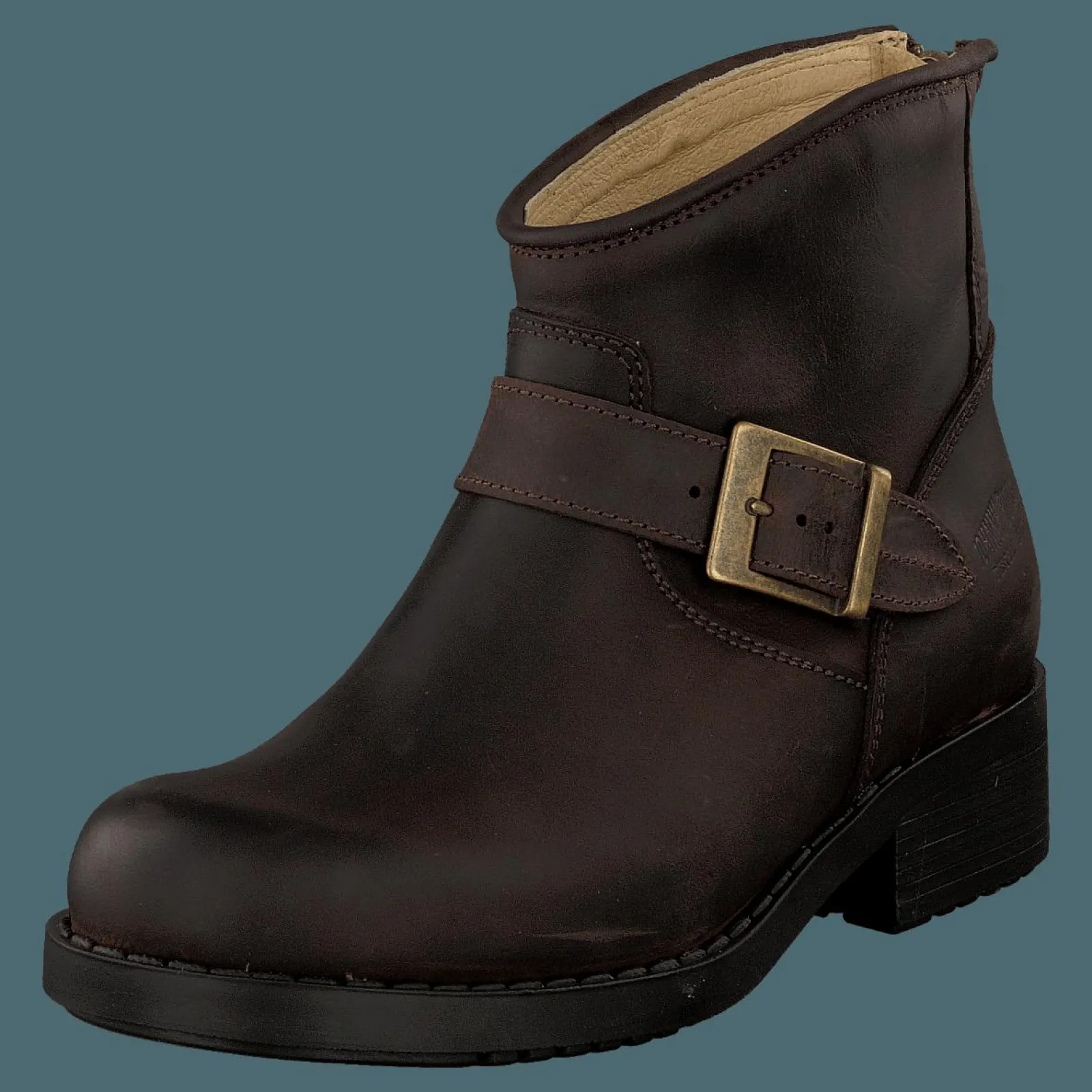Johnny Bulls Very Low Boot Zip Back Brown/Gold