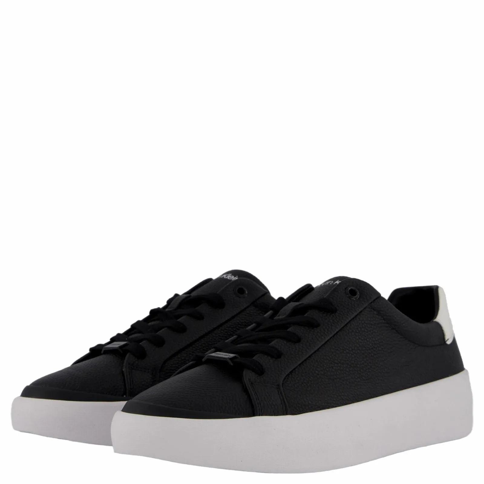 Calvin Klein Vulc Lace Up Lth Black / White