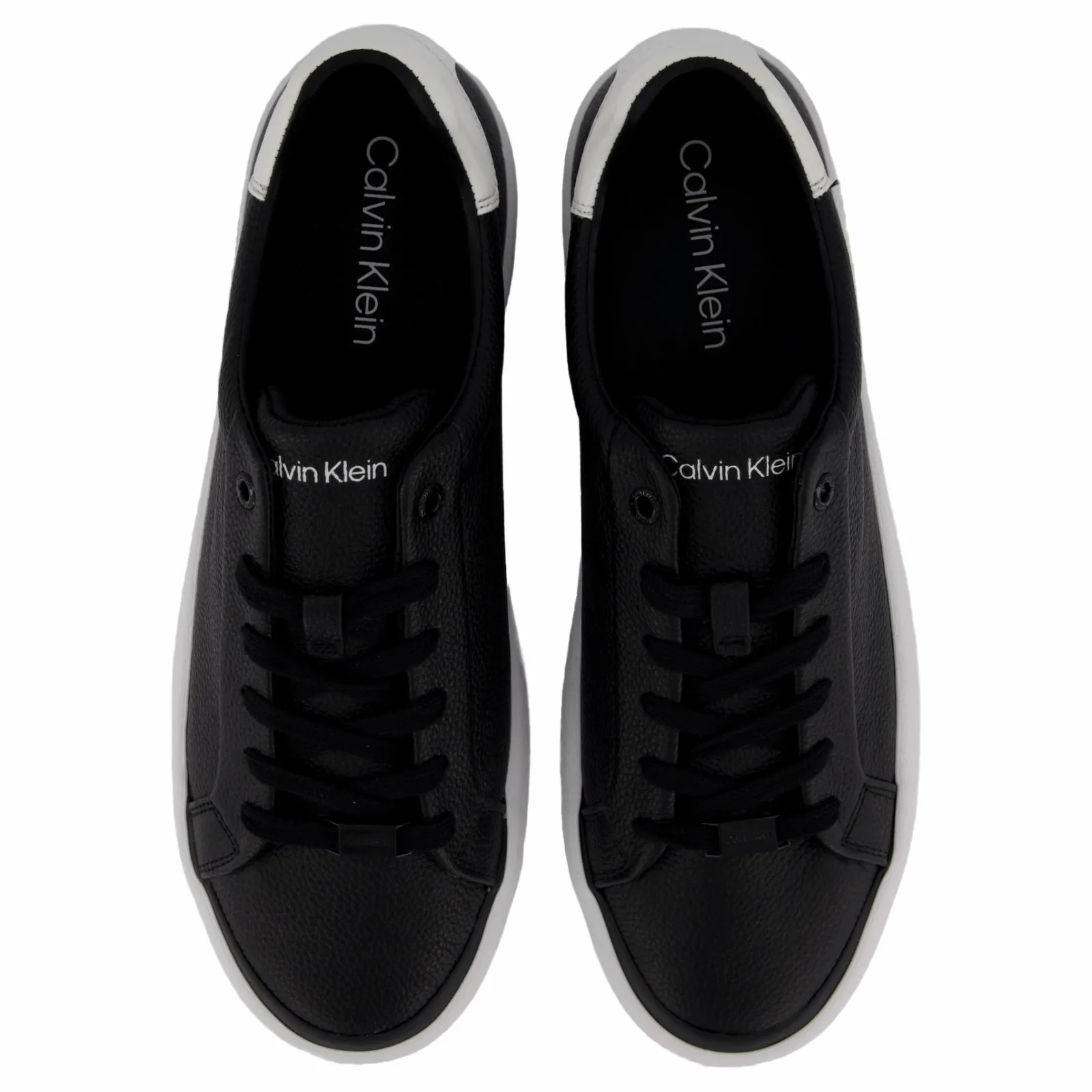 Calvin Klein Vulc Lace Up Lth Black / White