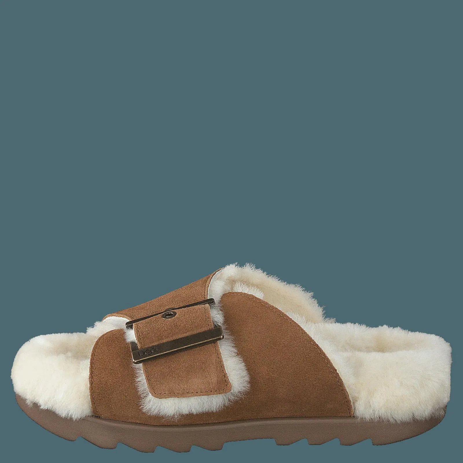 UGG W Outslide Buckle Chestnut Suede