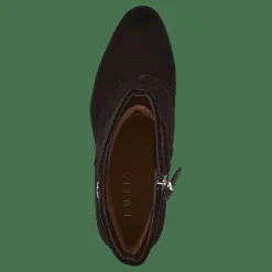 Lauren Ralph Lauren Wendey II Velvet Bootie Black