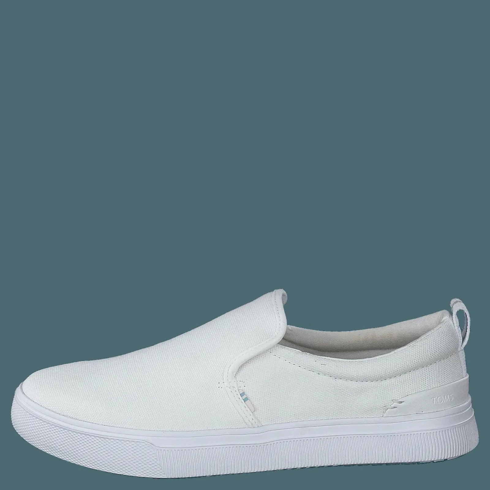 Toms White Canvas Mn Trlt Slipon Ss White