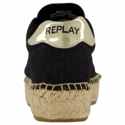 Replay Winn Espadrille Black
