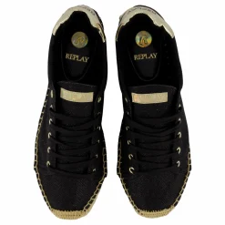 Replay Winn Espadrille Black