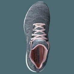 Skechers Womens Flex Appeal 3.0 - Jer's Gylp Gray Light Pink